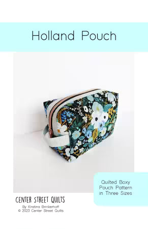 Holland Pouch by Center Street Quilts