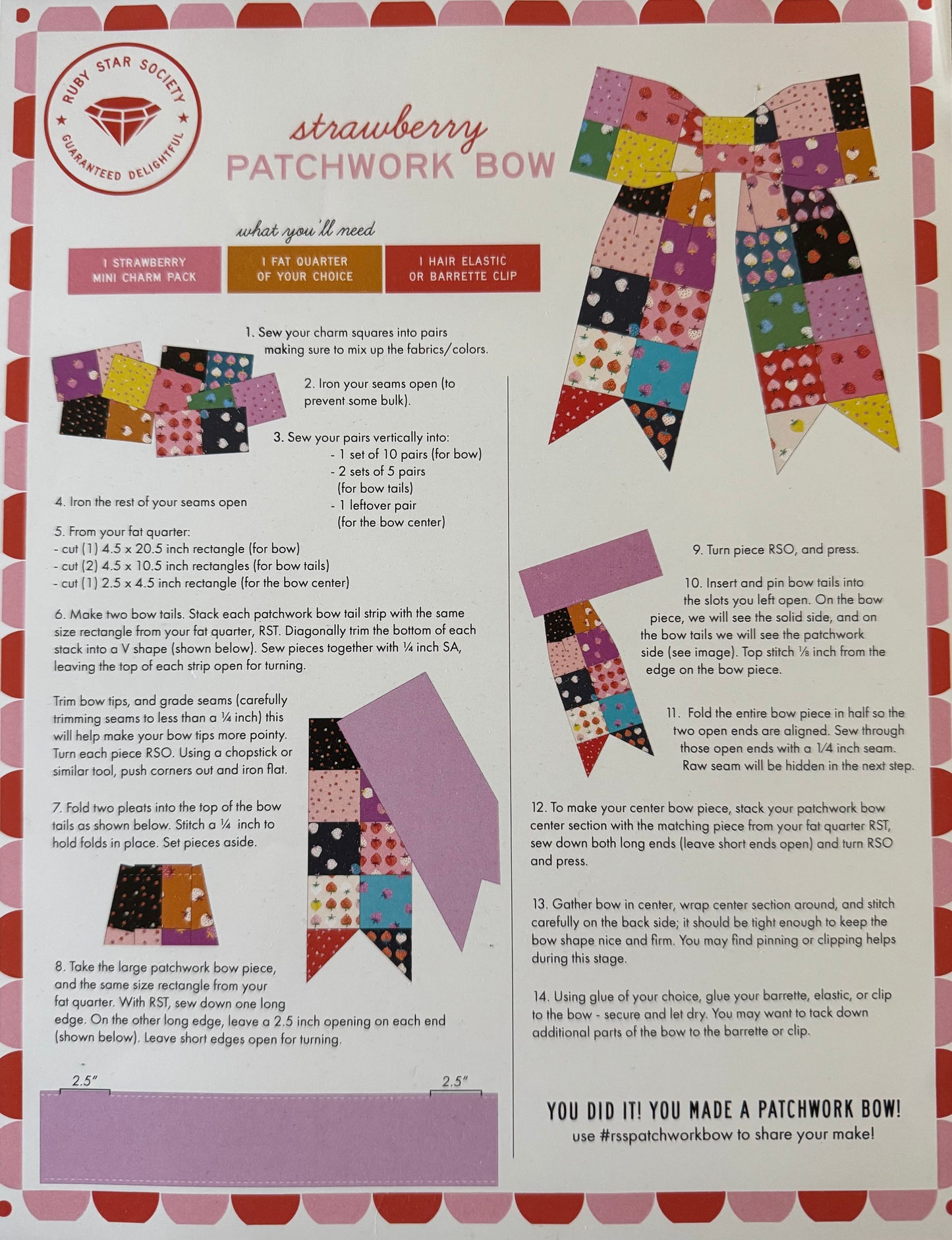 Patchwork Bow Kit