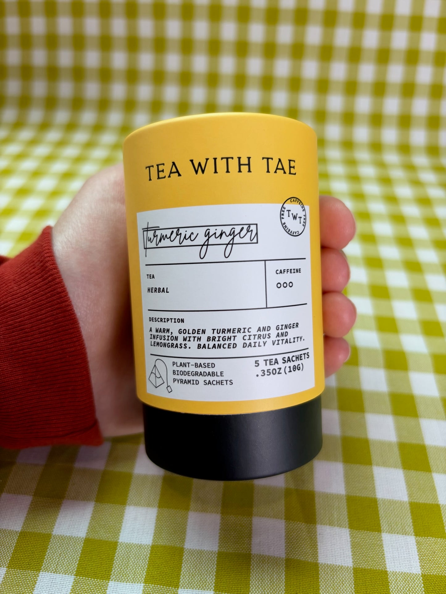 Tea with Tae Mini Tube: Turmeric Ginger