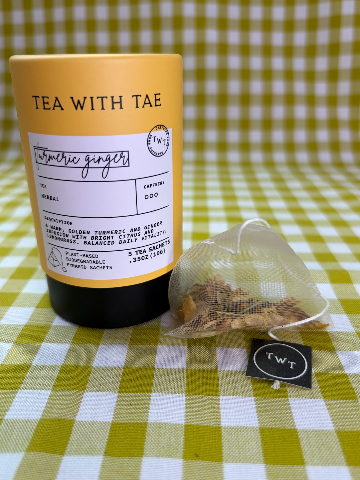 Tea with Tae Mini Tube: Turmeric Ginger