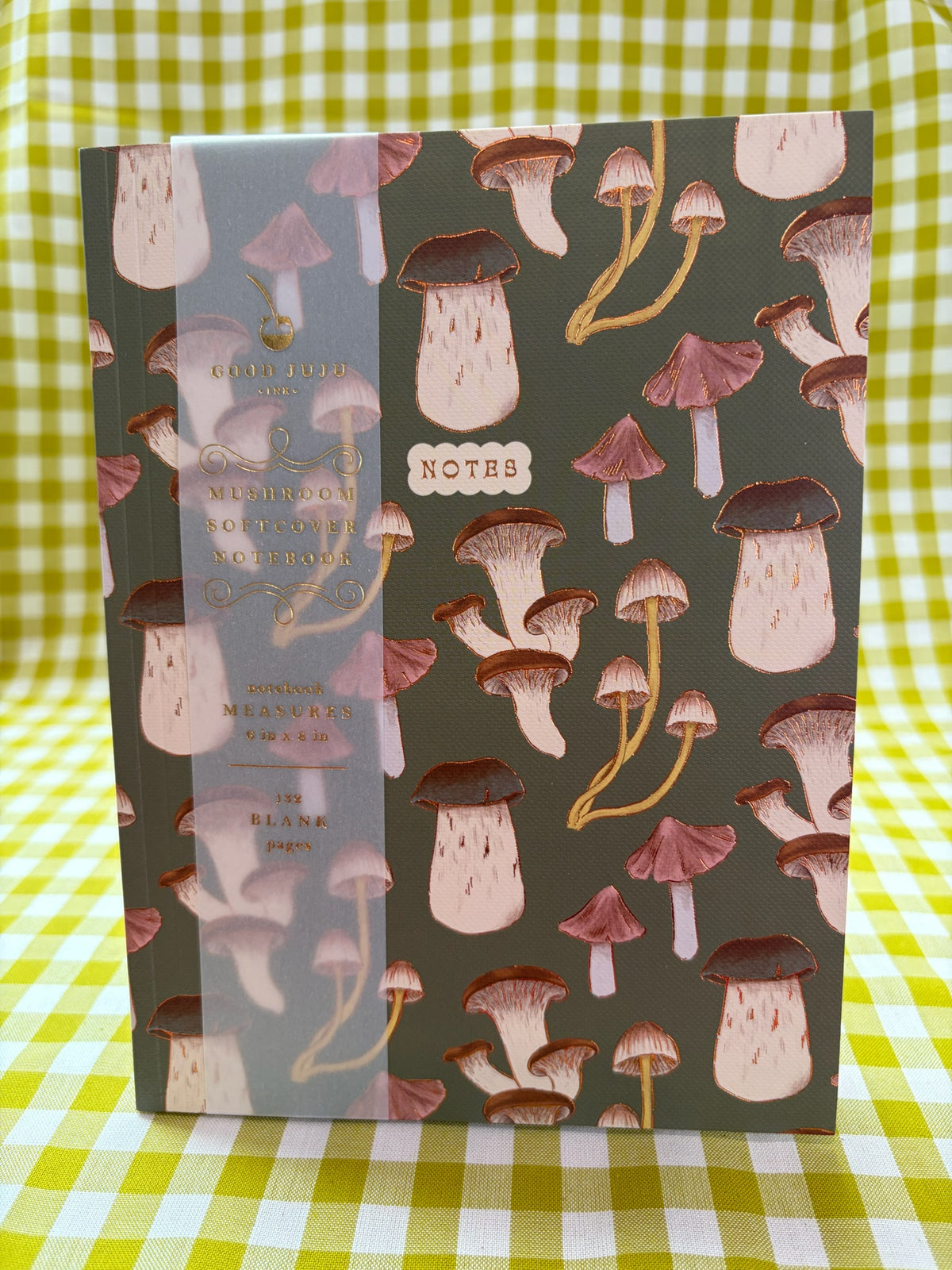 Good Juju Ink Green Mushroom Journal