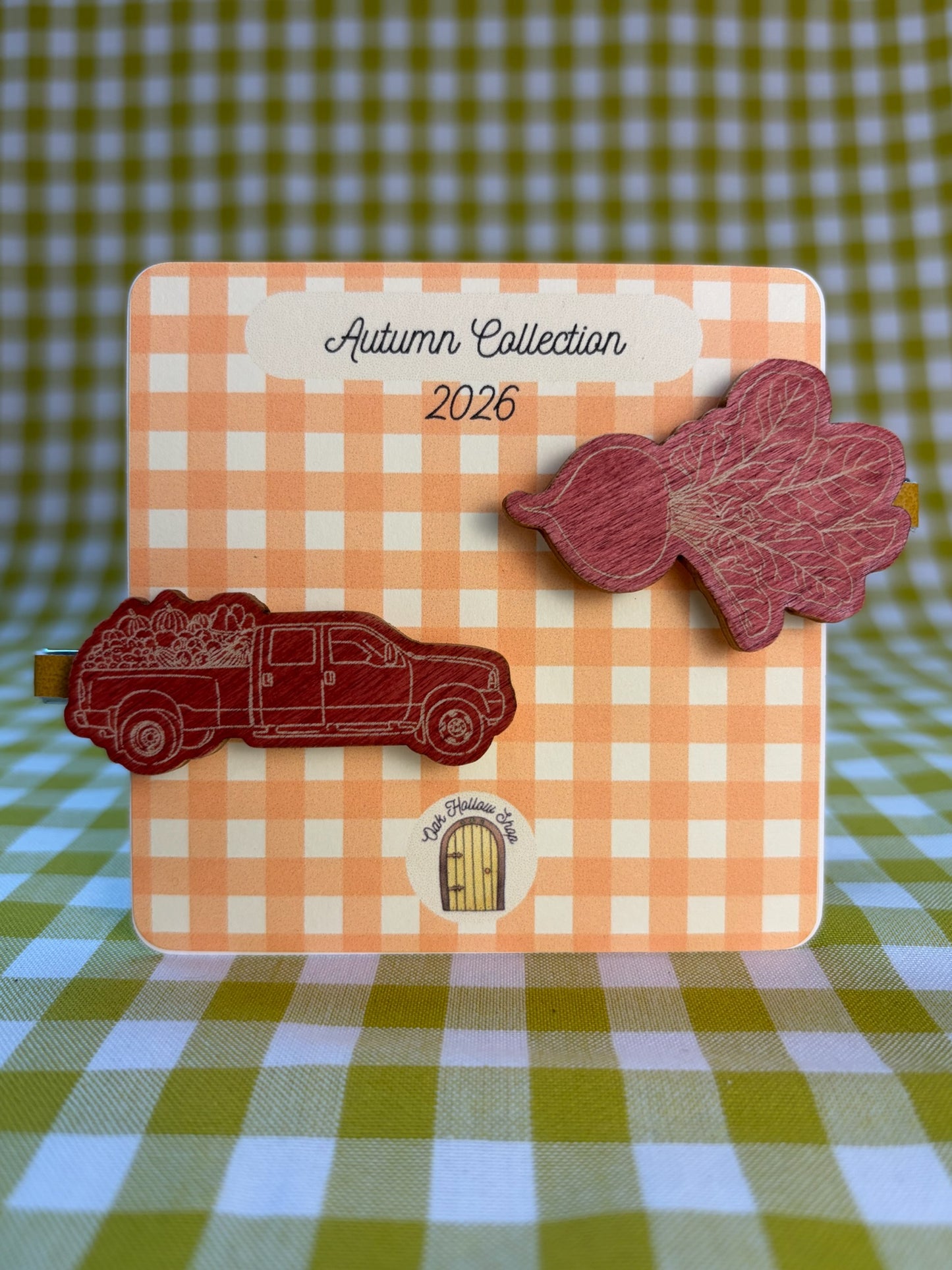 Oak Hollow Hair Clip: Harvest Day