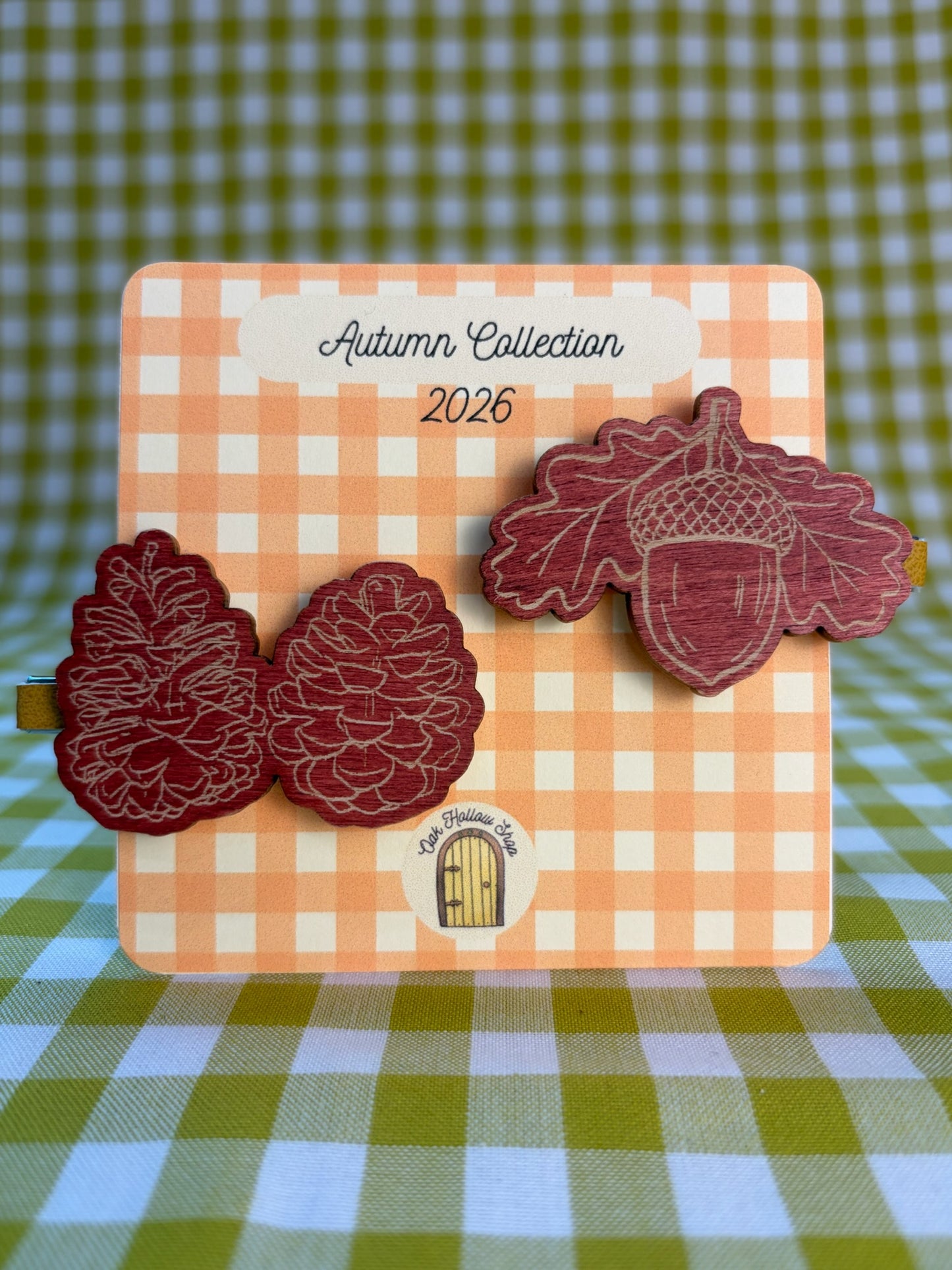 Oak Hollow Hair Clip: Among the Oaks
