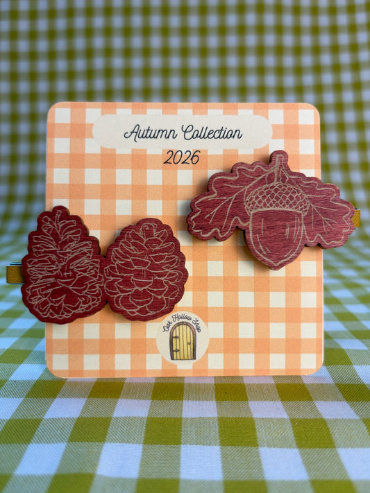Oak Hollow Hair Clip: Among the Oaks