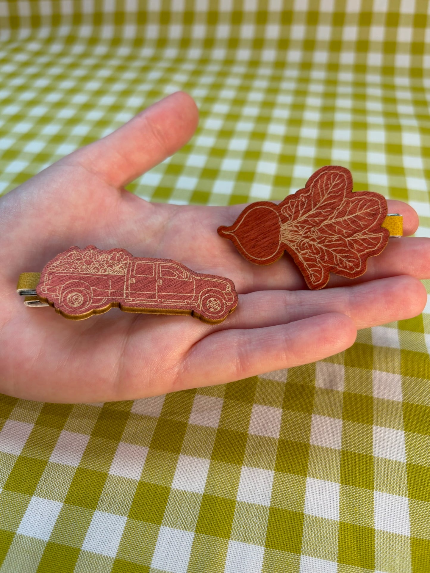 Oak Hollow Hair Clip: Harvest Day