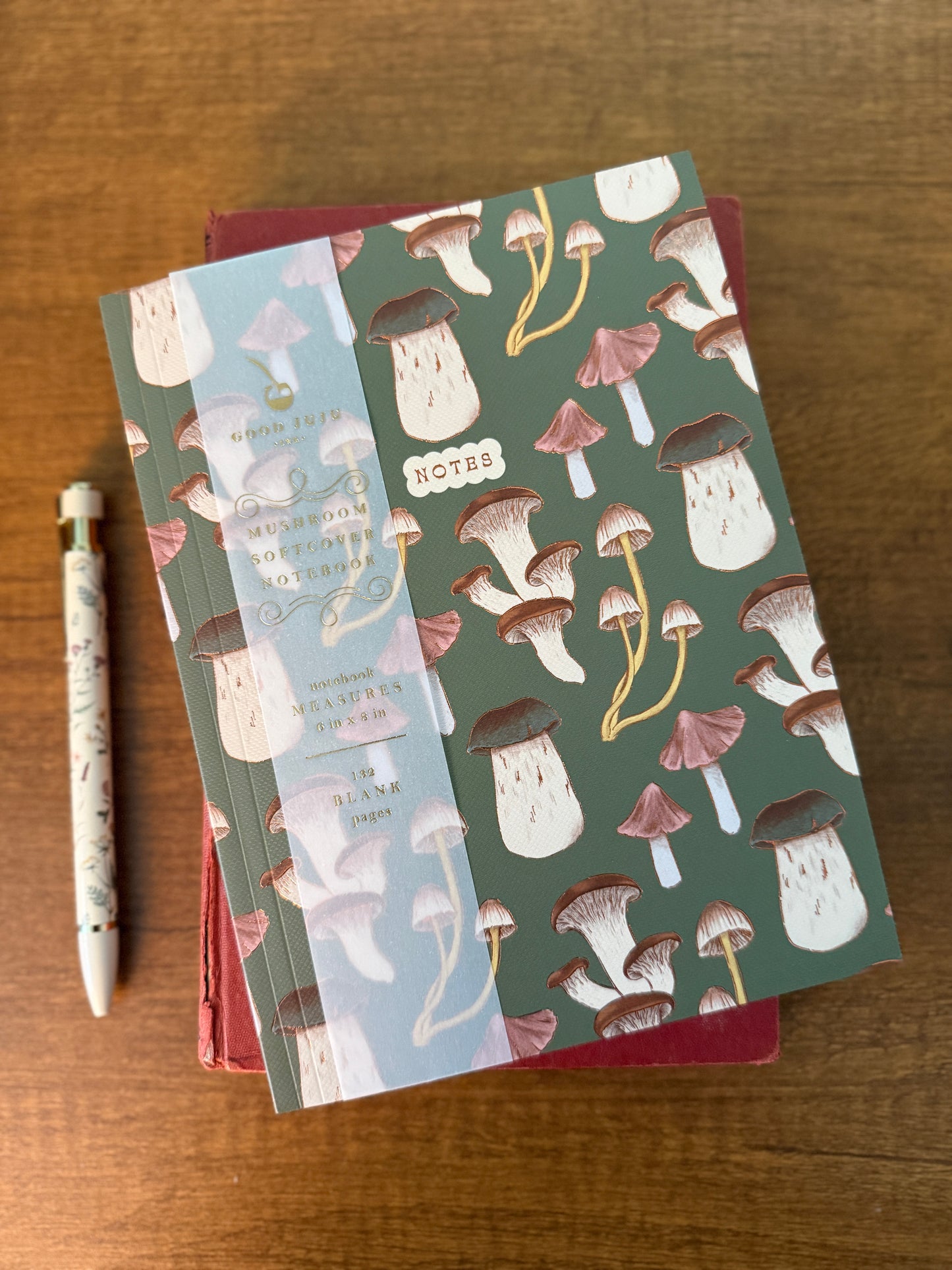 Good Juju Ink Green Mushroom Journal