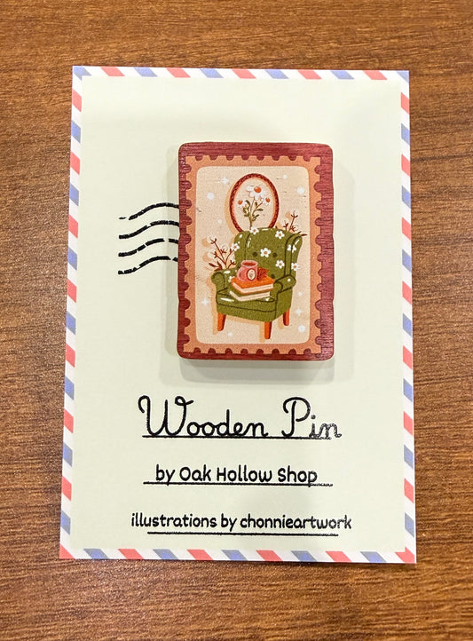 Cozy Chair Wooden Pin