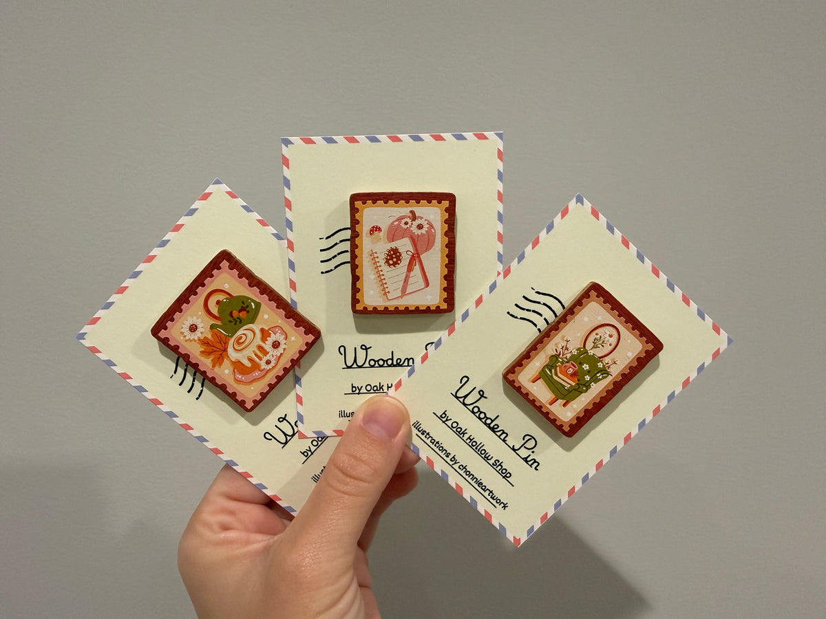 Cozy Wooden Pin Set