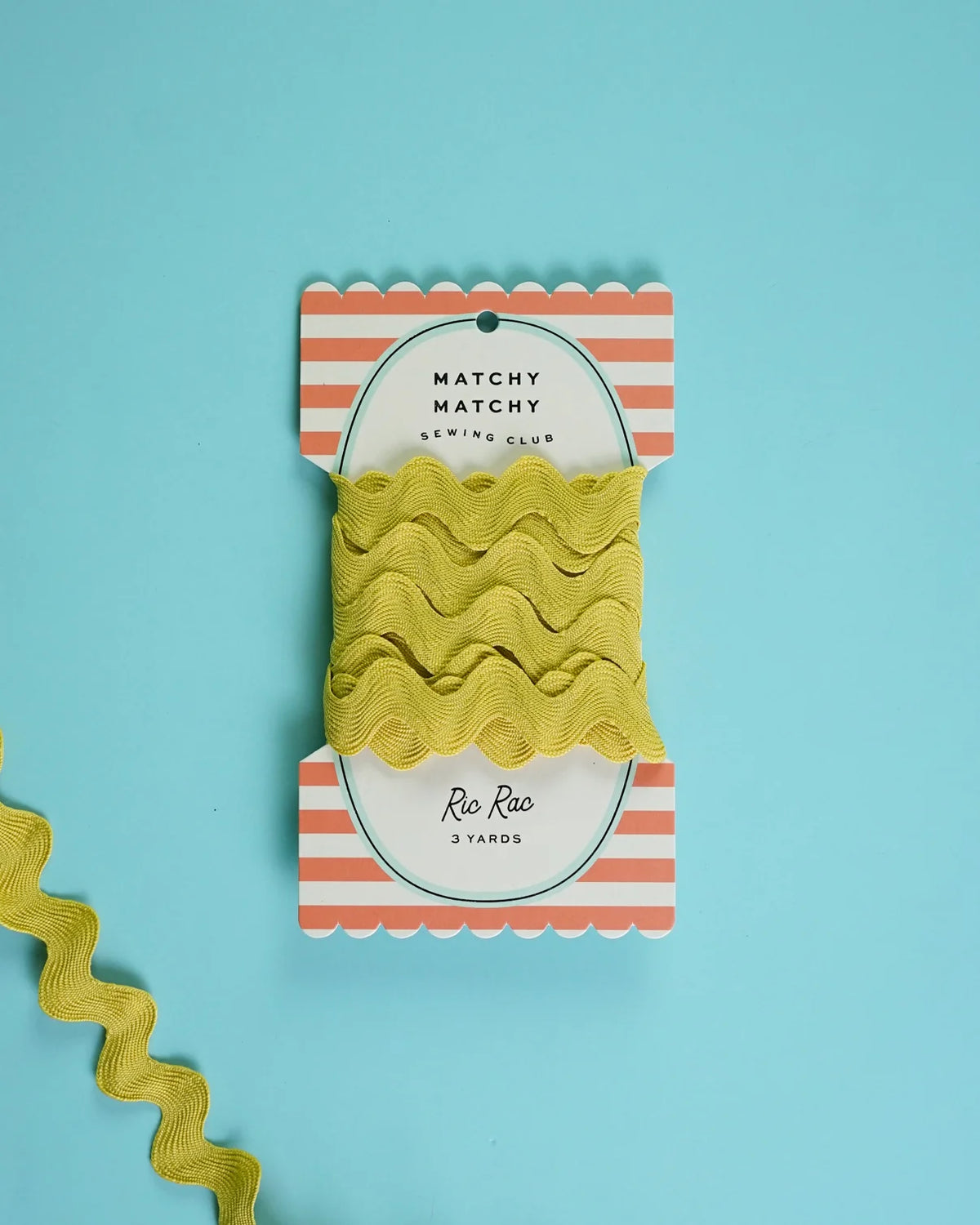 Big Rig Rac Trim- Citron