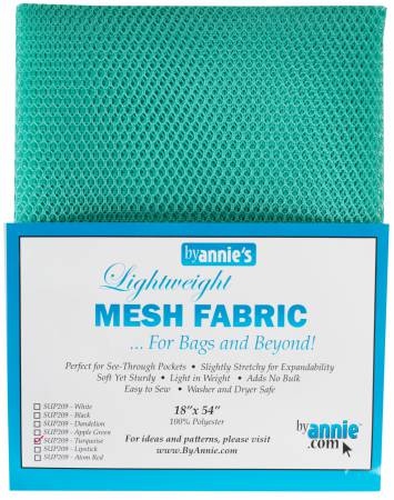 ByAnnie's Lightweight Mesh Fabric Turquoise