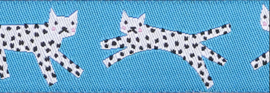 PREORDER Ruby Star Rashida Coleman Hale Snow Leopard Ribbon 7/8"