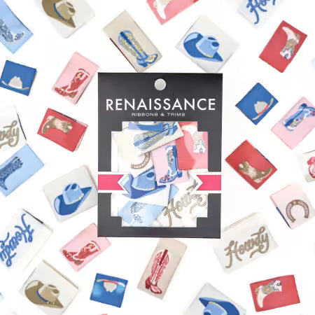 Renaissance Ribbons Boot Scootin' Label Pack