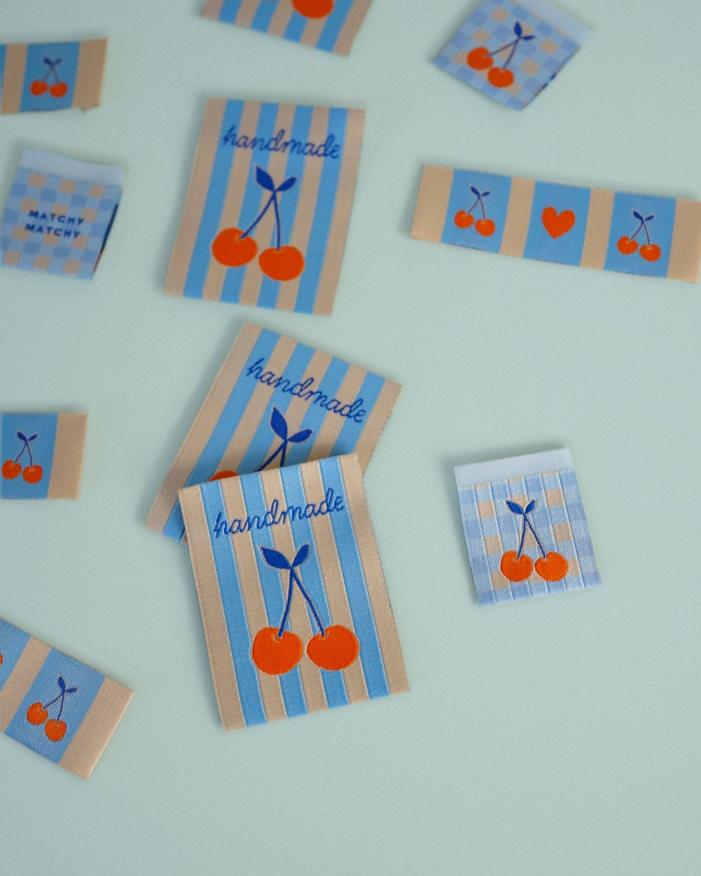 Matchy Matchy Handmade Cherry Large Garment Labels