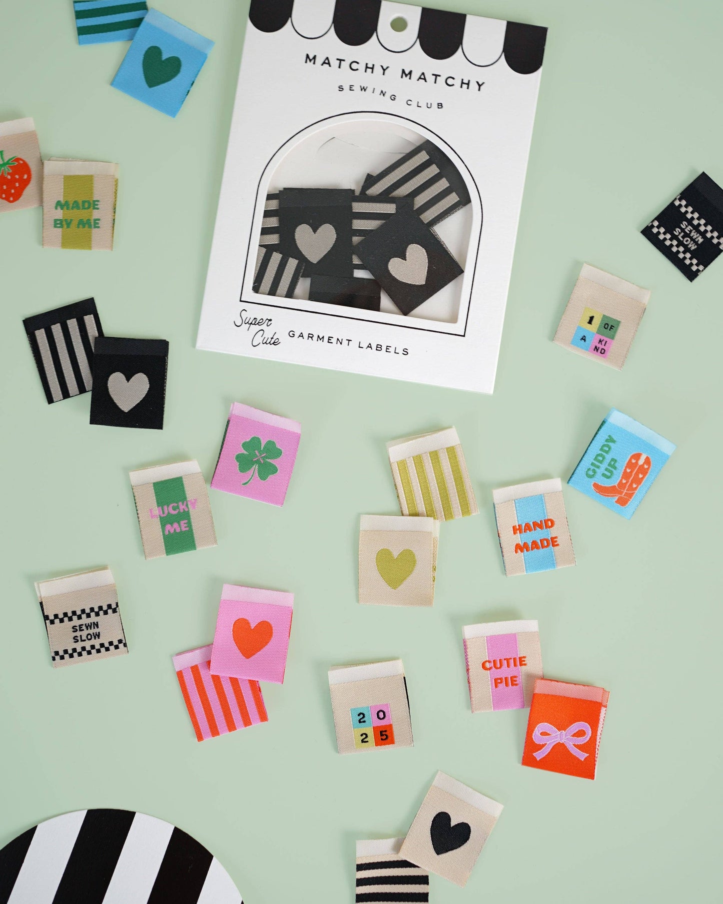Matchy Matchy Sewn Slow Square Garment Labels