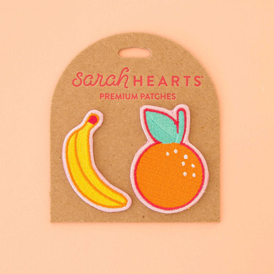 Banana & Orange Embroidery Patch