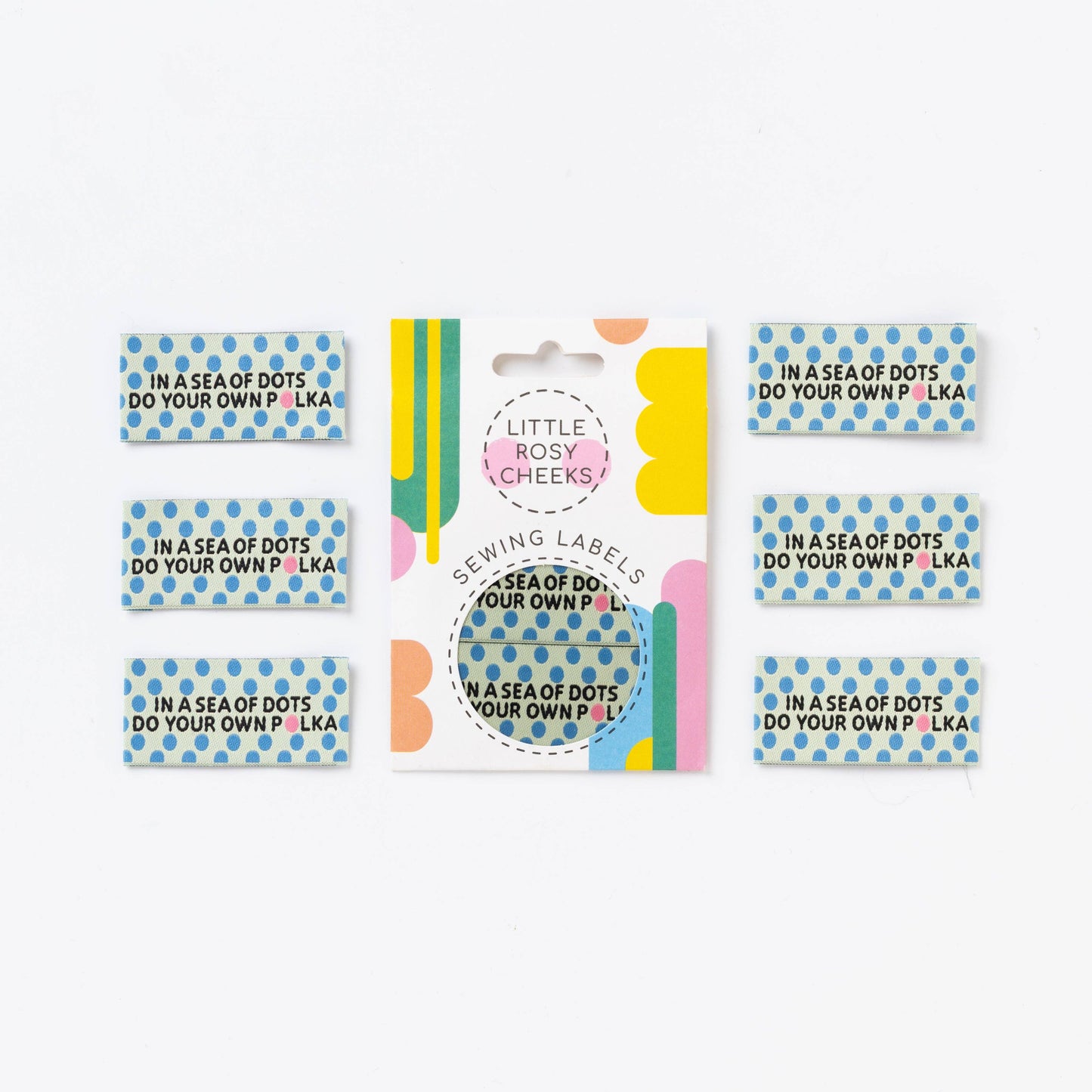 Little Rosy Cheeks- Sea of Dots Labels