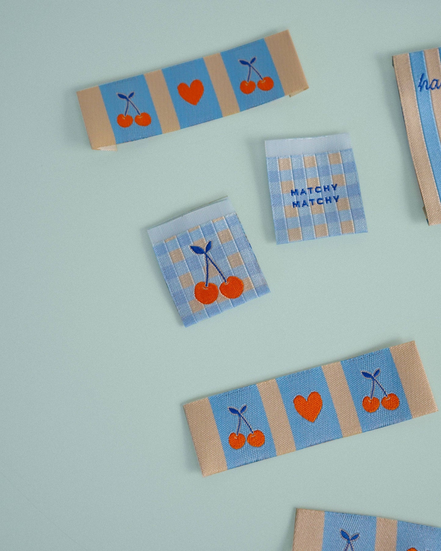 Matchy Matchy Handmade Cherry Large Garment Labels