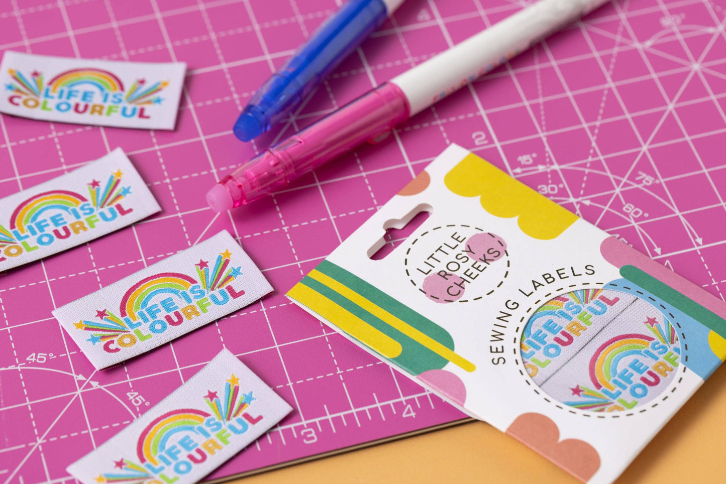 Little Rosy Cheeks- Life is Colorful Labels