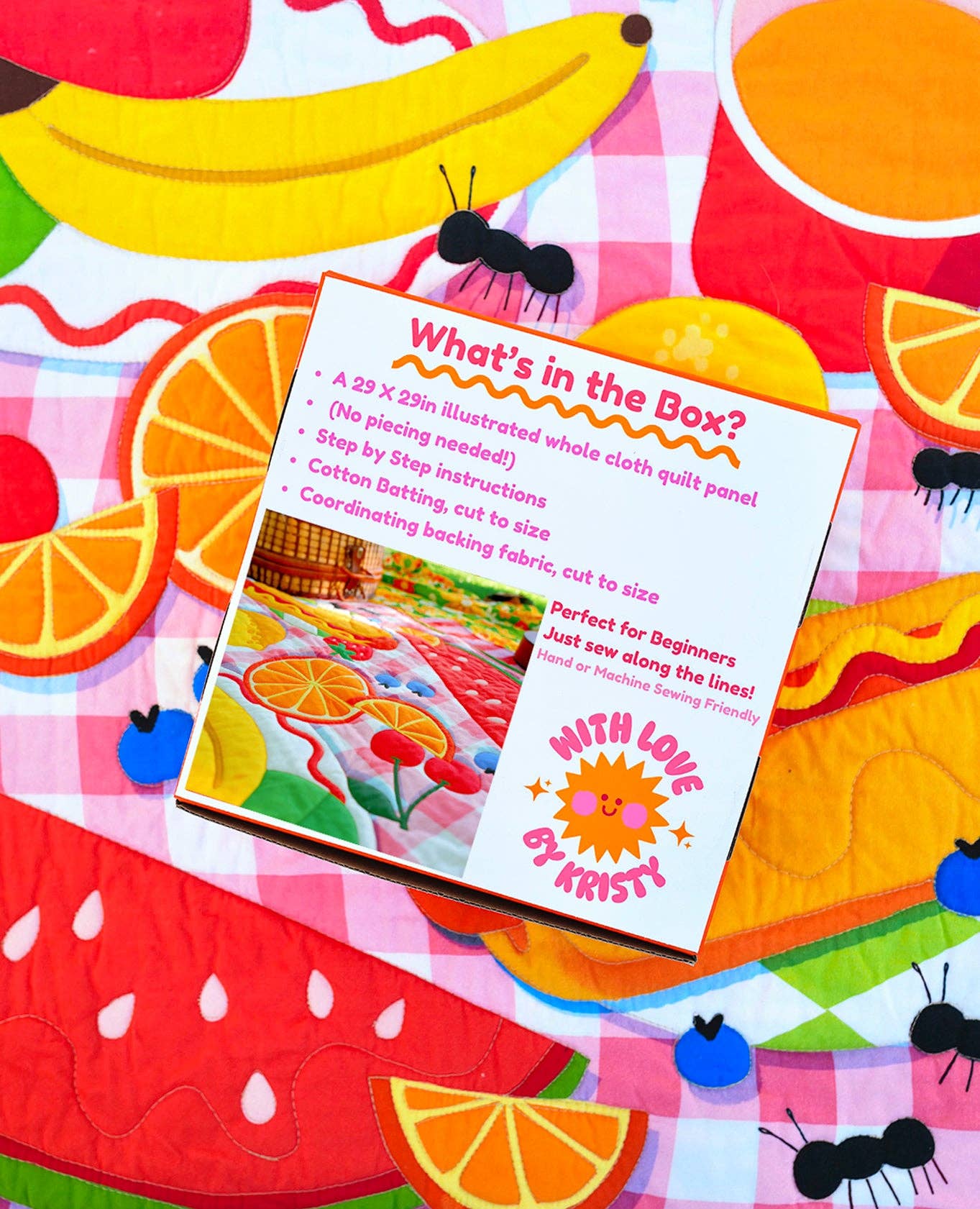 With Love by Kristy Picnic Quilt Kit