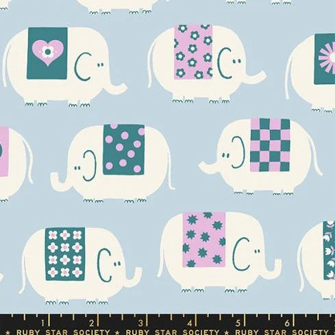 LS* Picture Book Elephants* 2 yds